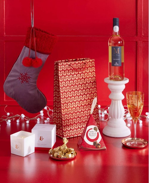 Festive Thank You (white wine) <br/>(Wine Hamper)